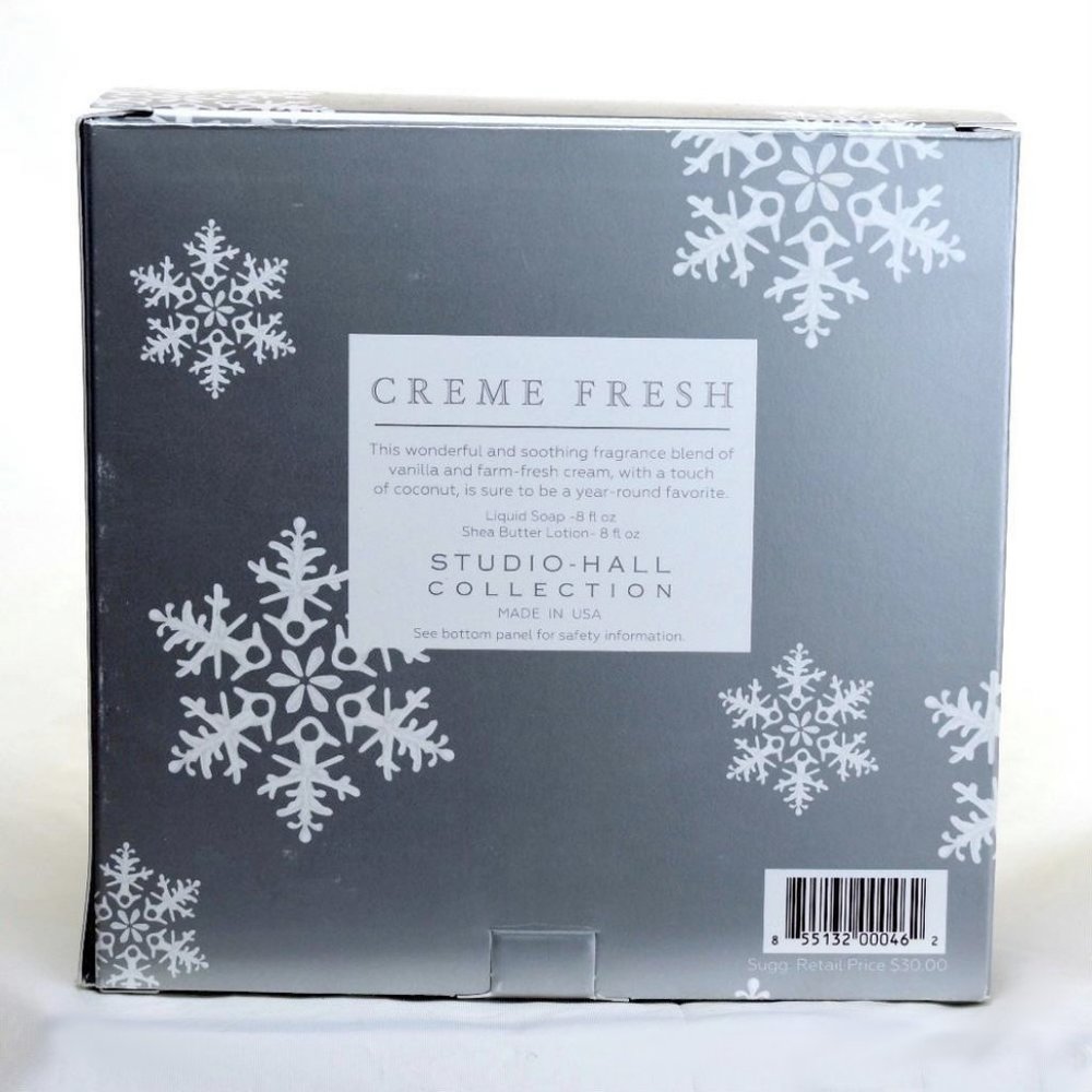 Creme Fresh Hand Soap & Shea Butter Lotion Set - Gray/White - Picture 2 of 3